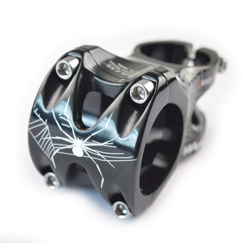 WAKE 31.8 Stem 50mm Bike Stem Mountain Bike Stem Short Handlebar Stem for Most Bicycle, Road Bike, MTB, BMX, Fixie Gear, Cycling (Aluminum Alloy, Black) - Image 3